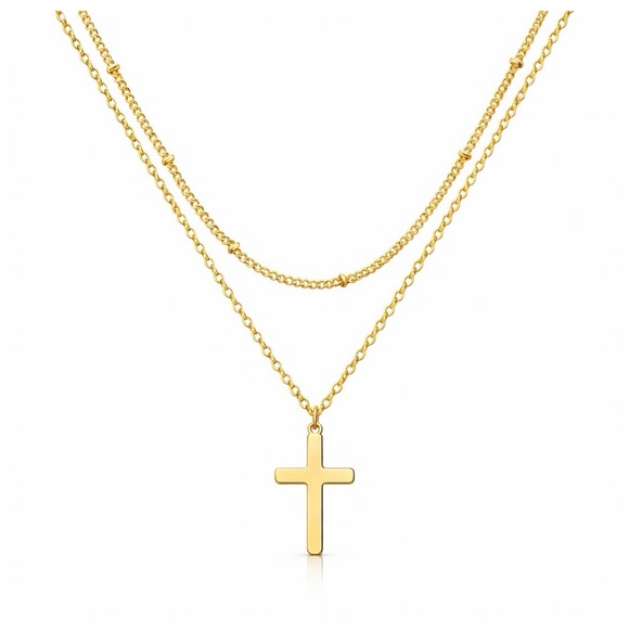 Jewelry - B7. Double Military Dot Necklace